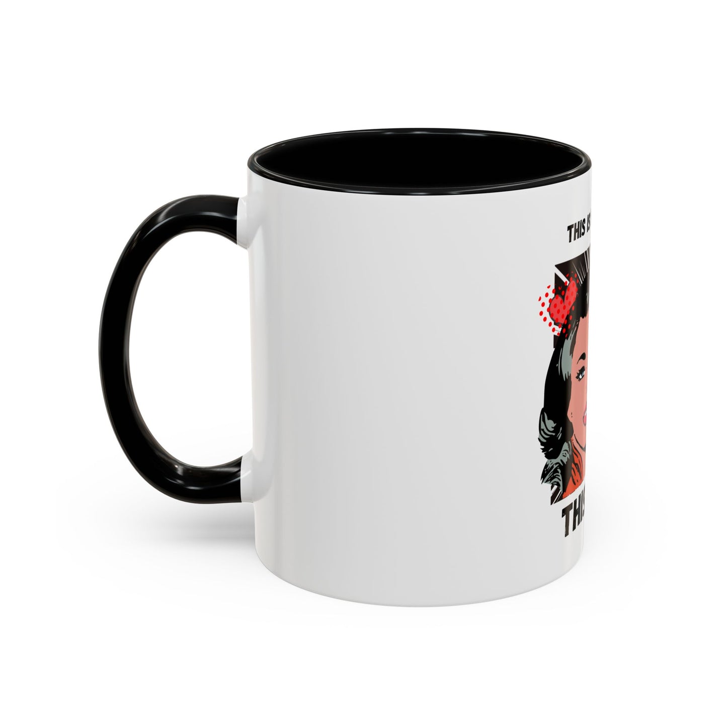 This Is Not A Mood Funny Coffee Mug -Gifts For Women, Friends, Ceramic, BPA-Free
