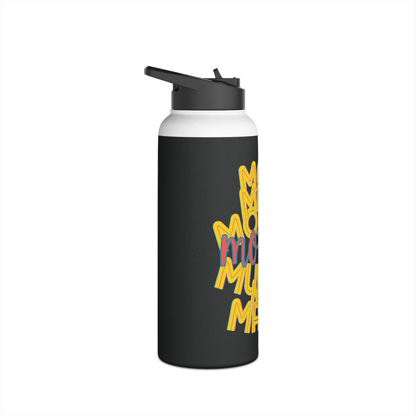 Mother Stainless Steel Water Bottle, Mom Mommy Ma Mam Mama Mummy, Love, Mothers Day, Gifts for Women, Exercise, Eco Friendly, Gender Neutral
