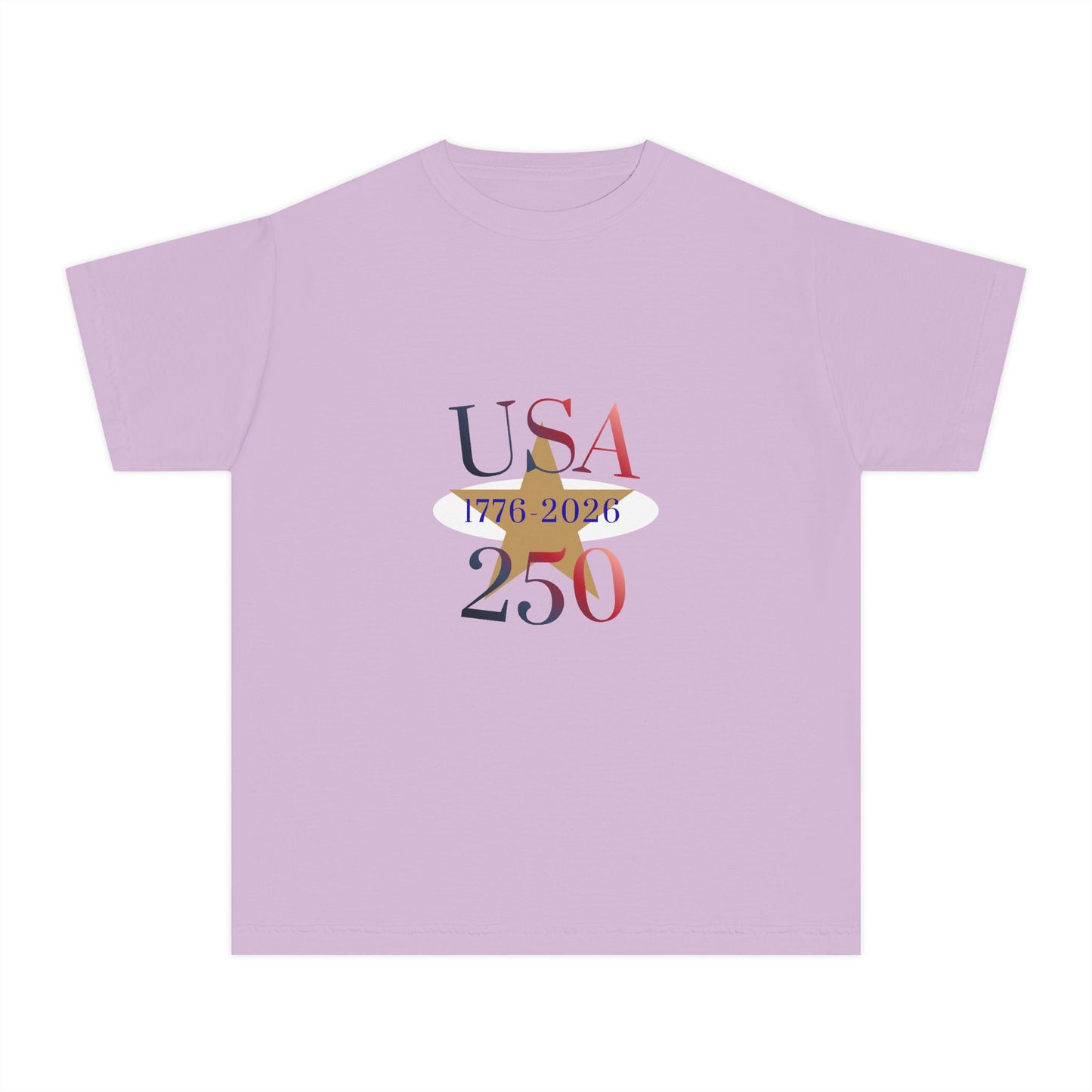 Youth 250th Anniversary USA Patriotic Tee — 1776–2026 Commemorative Shirt
