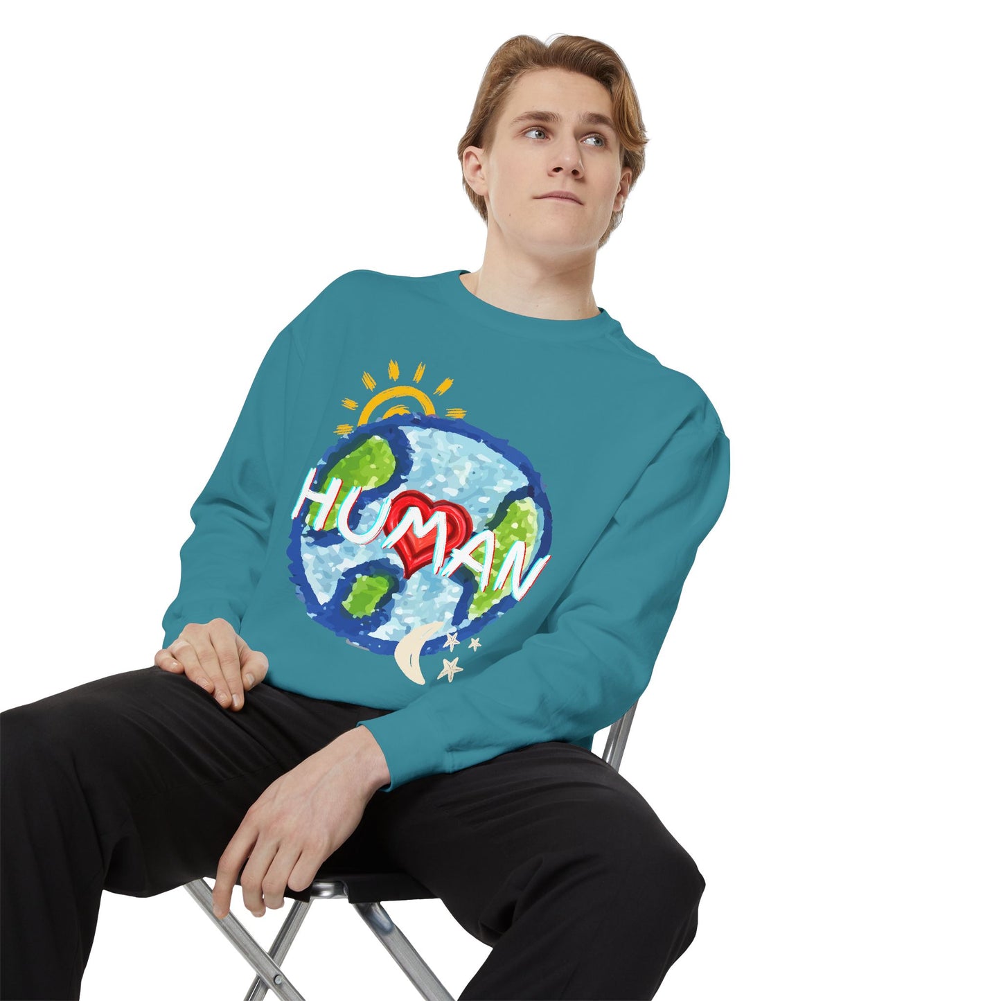 Human World Graphic Unisex Sweatshirt