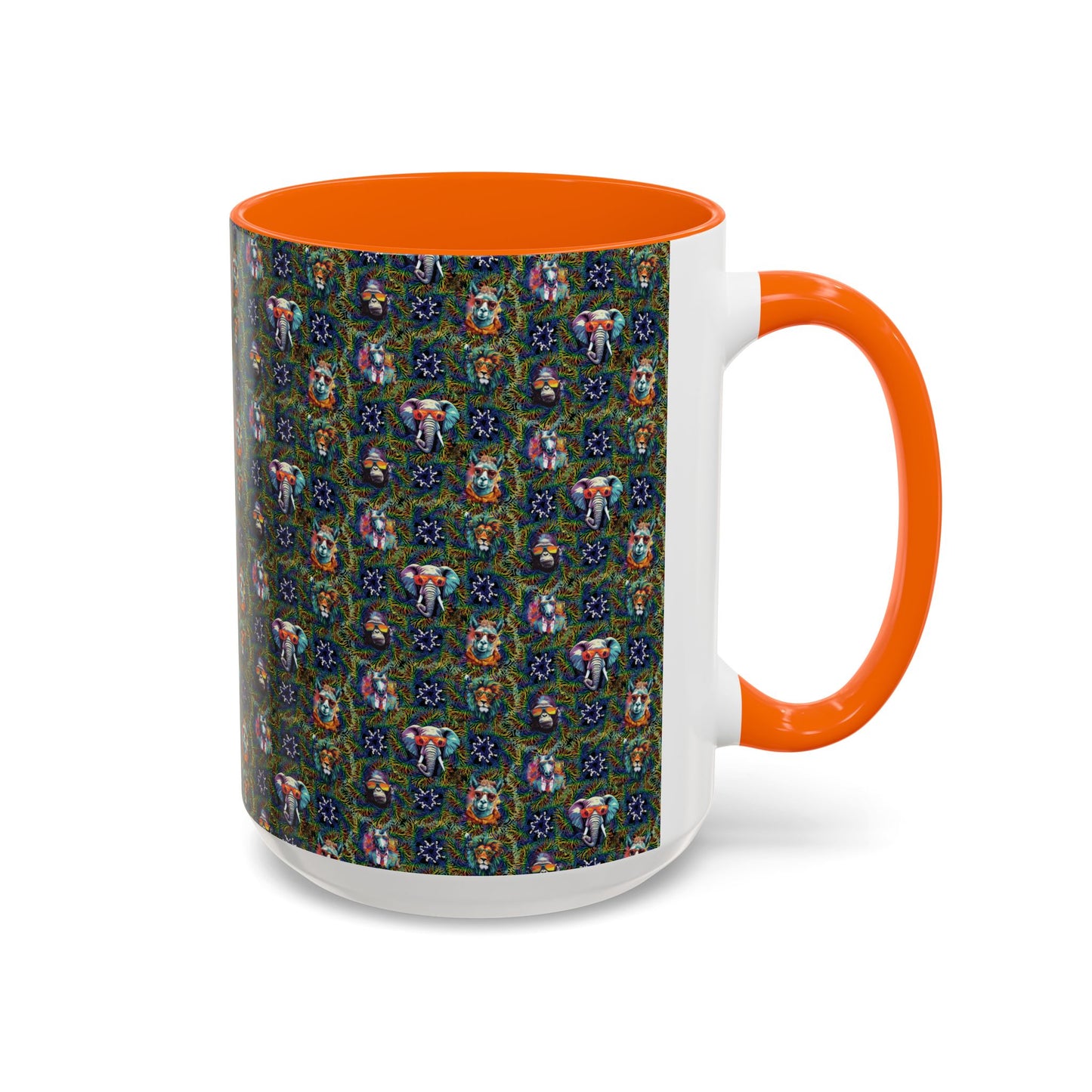 Wild & Cool Creatures Coffee Mug, Tea Cup, 5 Colors, Ceramic, BPA-Free, Gift Mom Dad Teen Kid Friend Coworker Birthday Christmas Cheap Gift