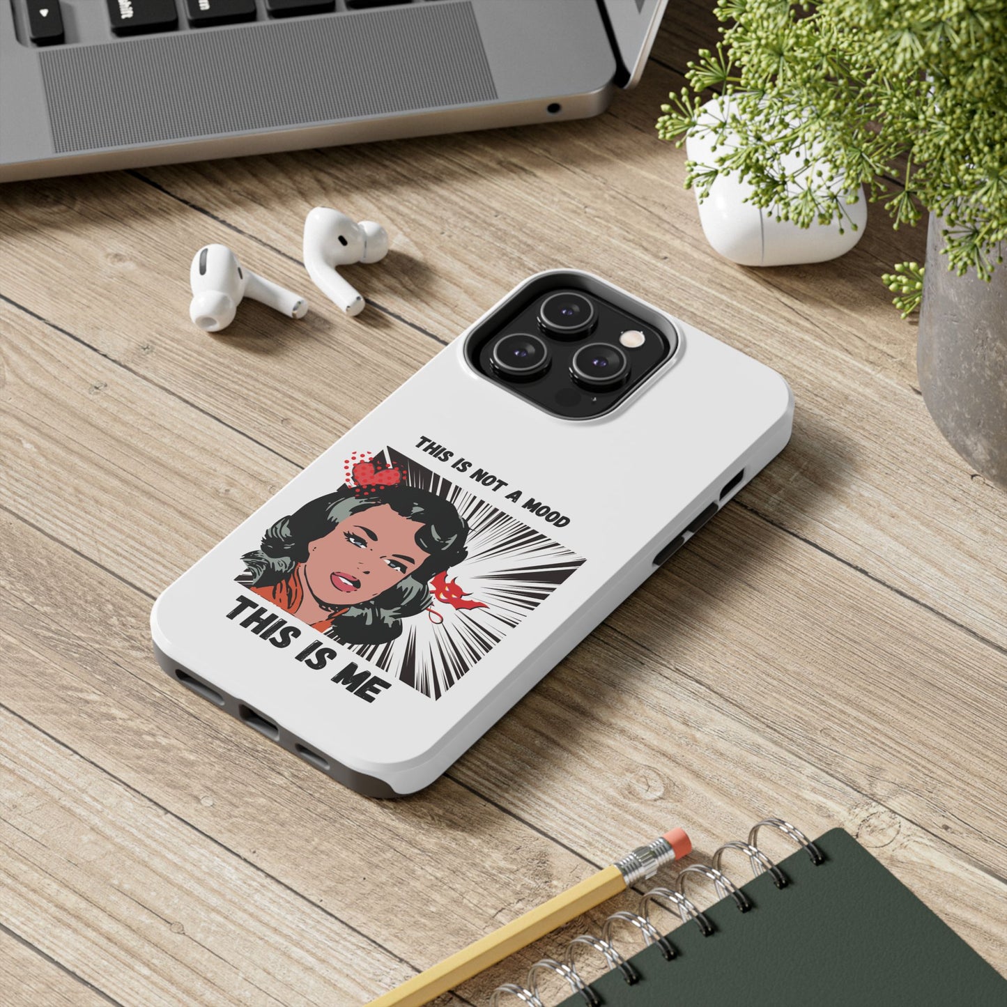 This is Not a Mood Tough Phone Cases, iPhone & Samsung cases, wireless charging, attitude, snarky, fun, gifts for women, gifts for friends