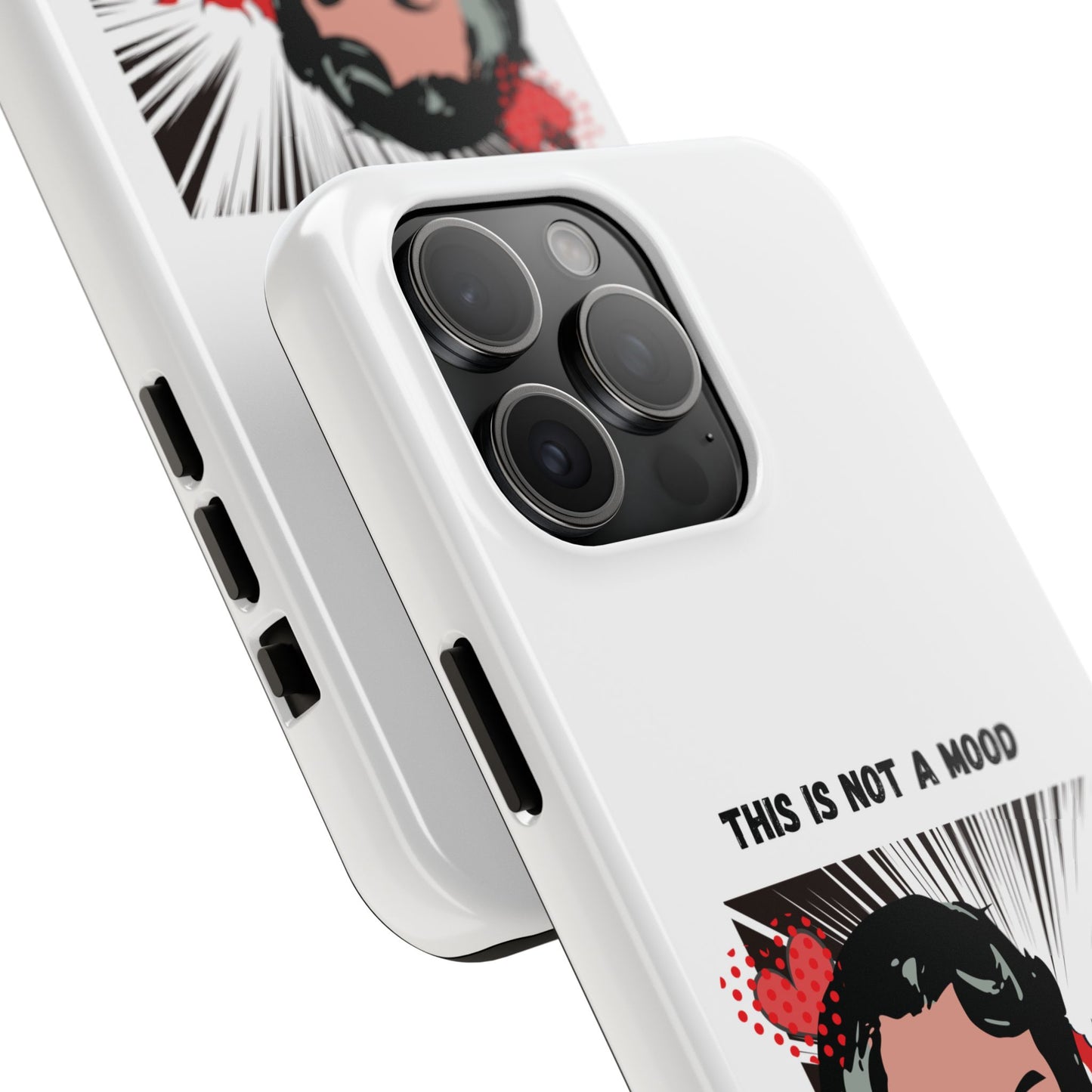 This is Not a Mood Tough Phone Cases, iPhone & Samsung cases, wireless charging, attitude, snarky, fun, gifts for women, gifts for friends