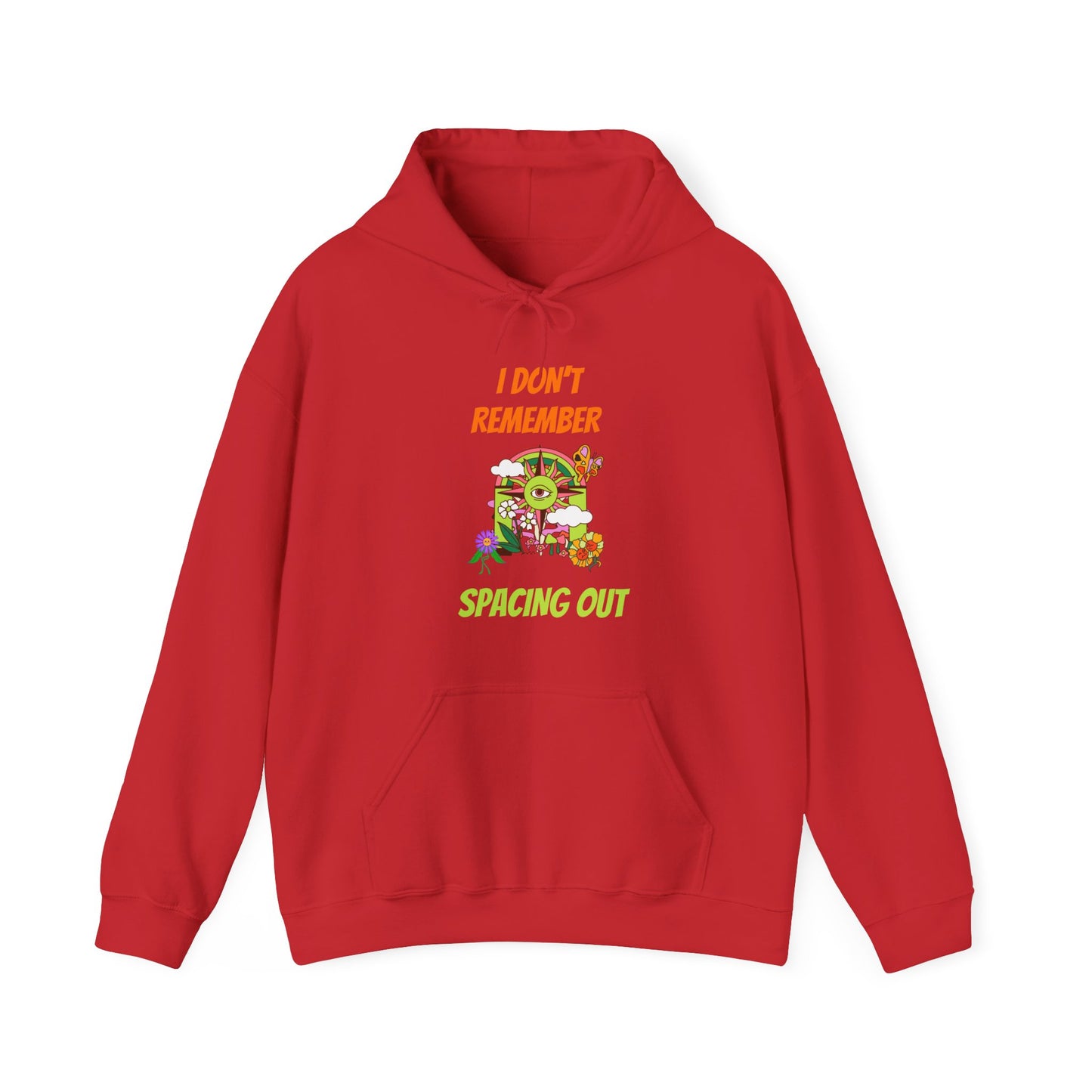 I Dont Remember Spacing Out Unisex Heavy Blend™ Hooded Sweatshirt, funny shirts, hoodies, gifts for friends, gender neutral, graphic art