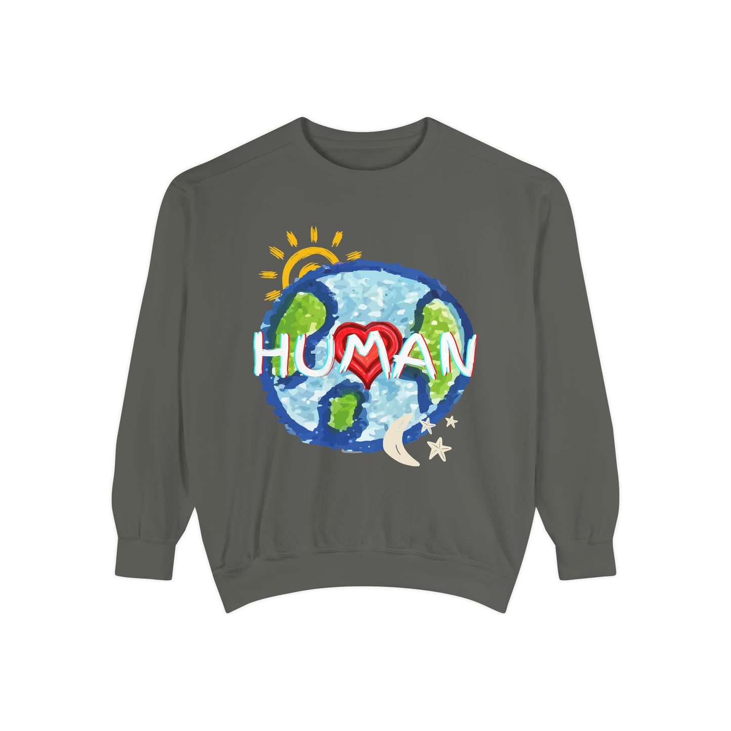 Human World Graphic Unisex Sweatshirt