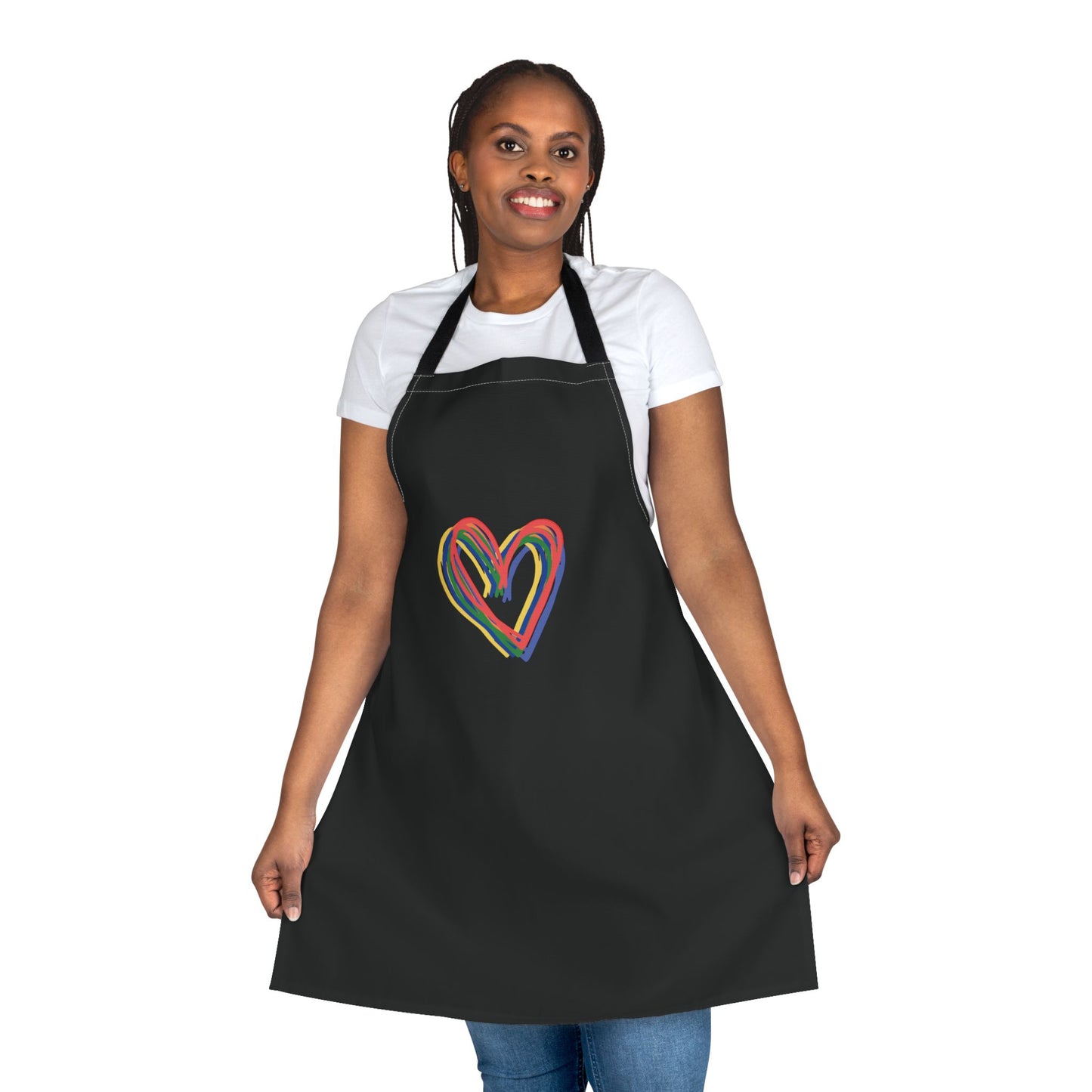 Rainbow Hearts Apron
