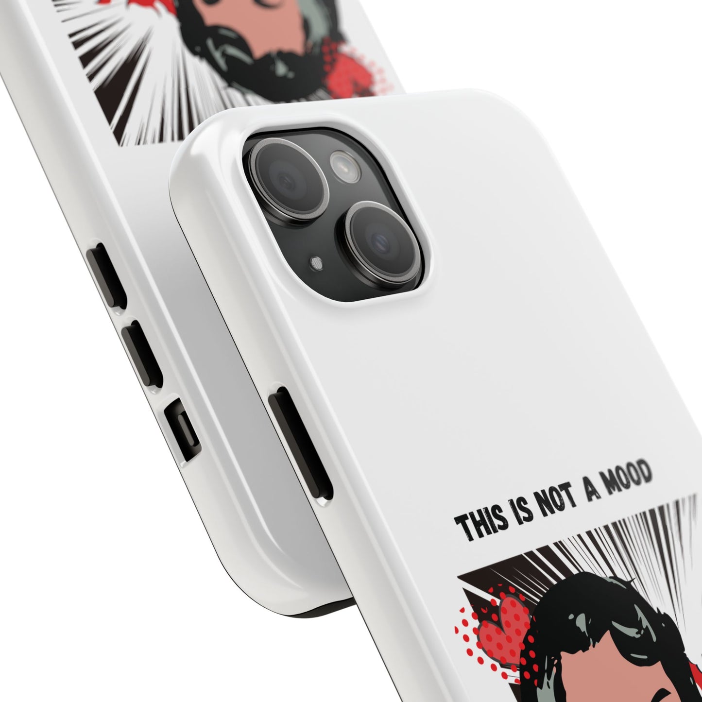 This is Not a Mood Tough Phone Cases, iPhone & Samsung cases, wireless charging, attitude, snarky, fun, gifts for women, gifts for friends