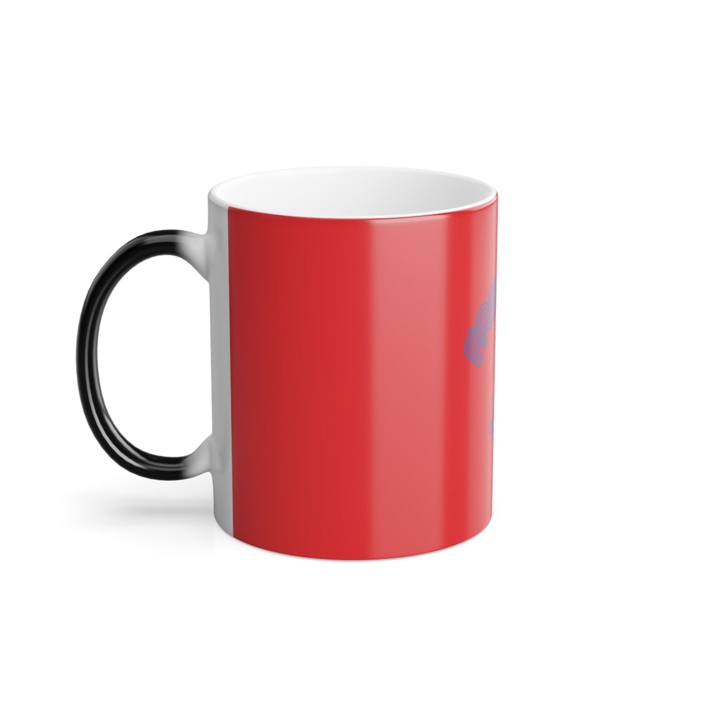 Freedom & Joy Red Color Morphing Mug