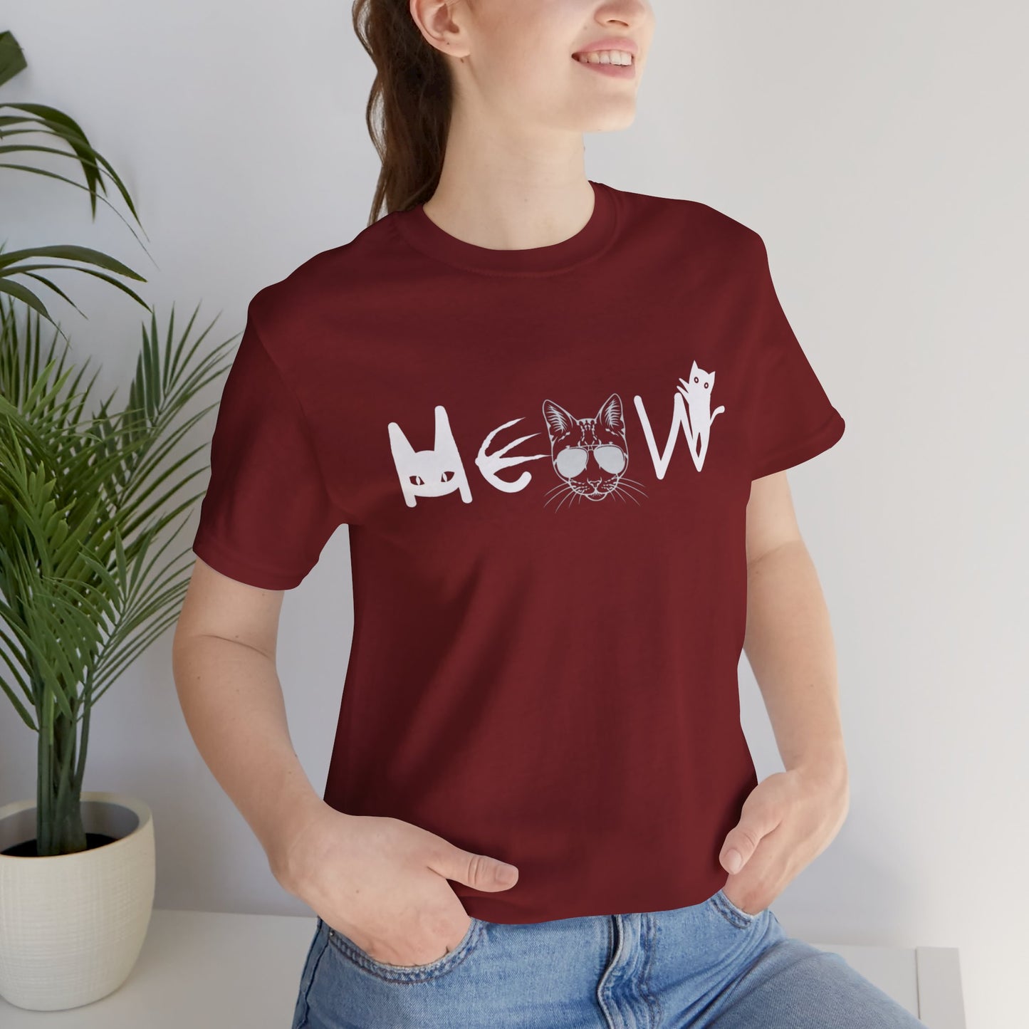 Meow Unisex Tee - Cats, Sassy, Fun Shirt for Halloween or Election Gift