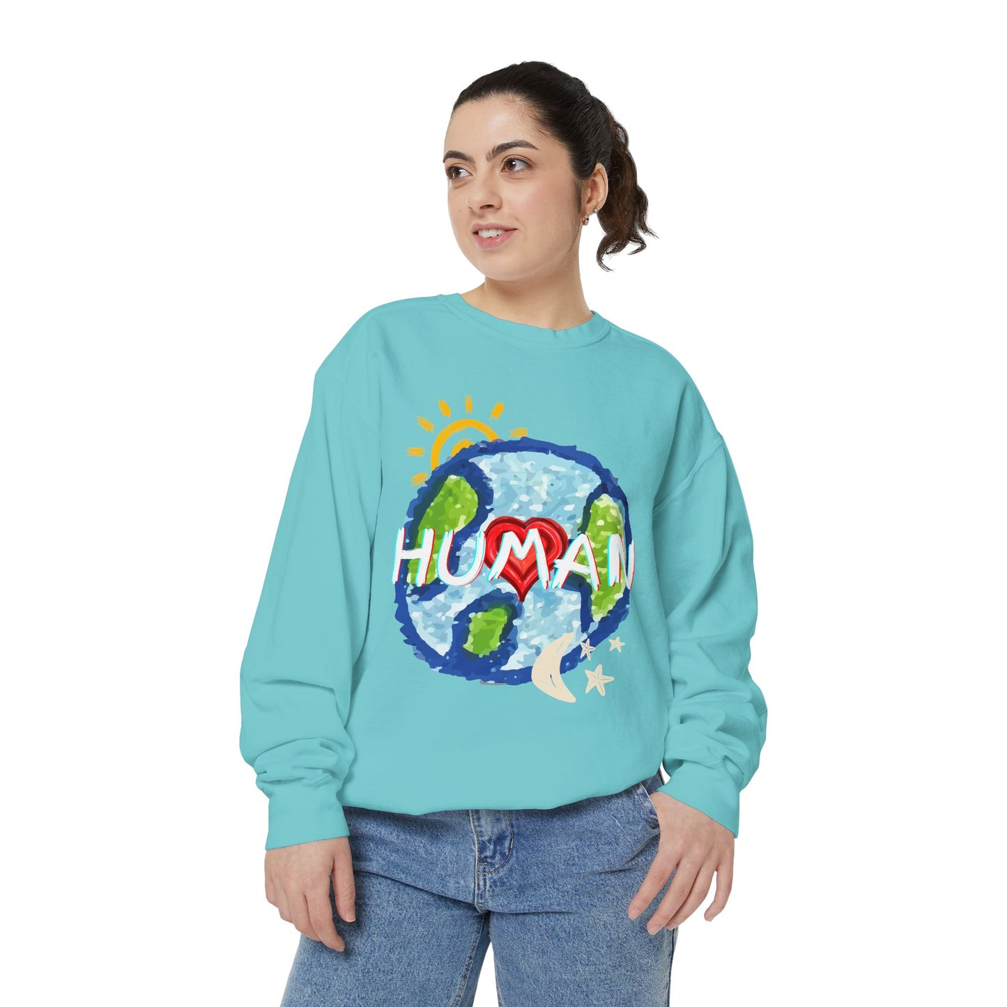 Human World Graphic Unisex Sweatshirt
