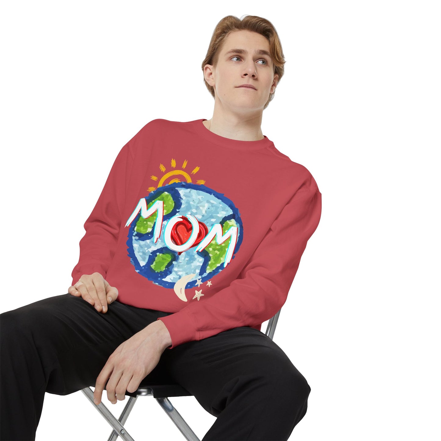 Mom’s World Graphic Unisex Sweatshirt for Mother’s Day