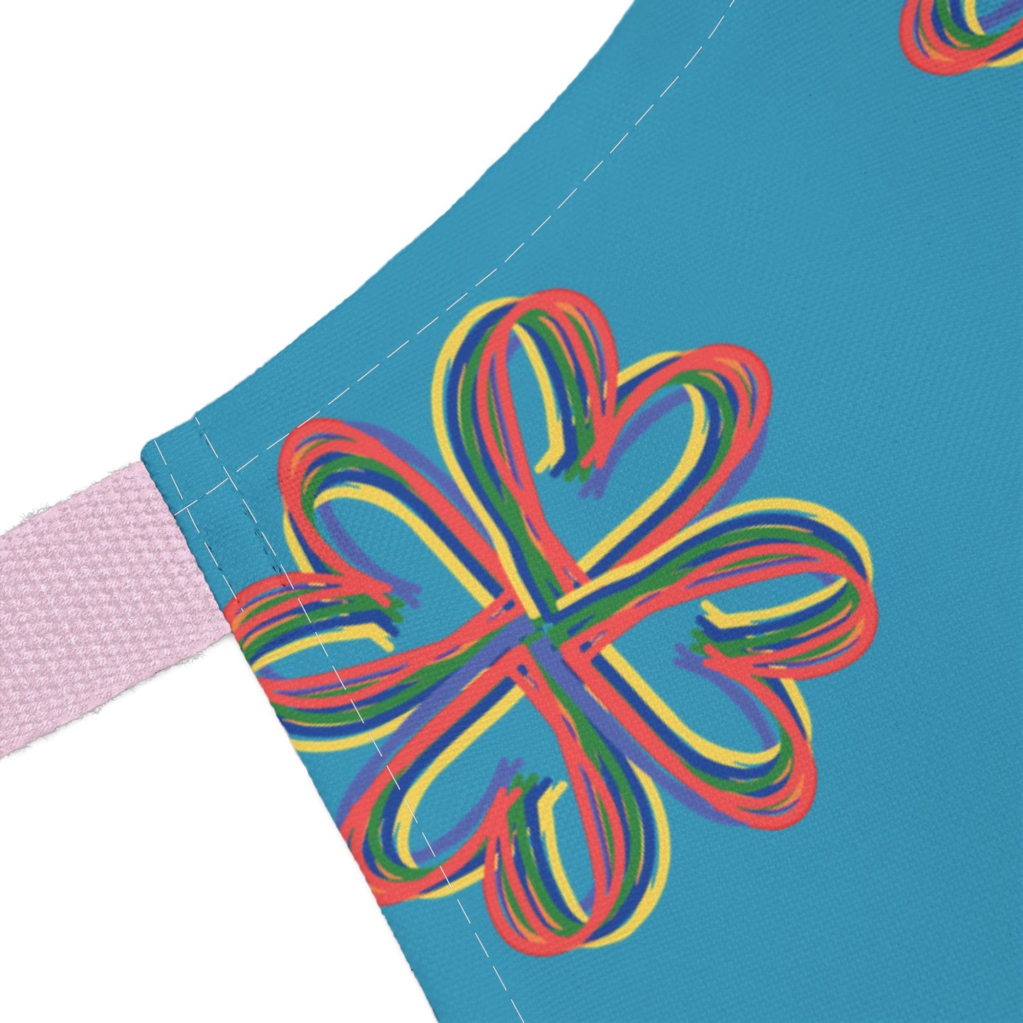 Apron, Turquoise Floral Unisex Chefs Apron, Grilling Cooking Kitchen Gender Neutral Gifts Women Men Friends Teens Birthday Christmas