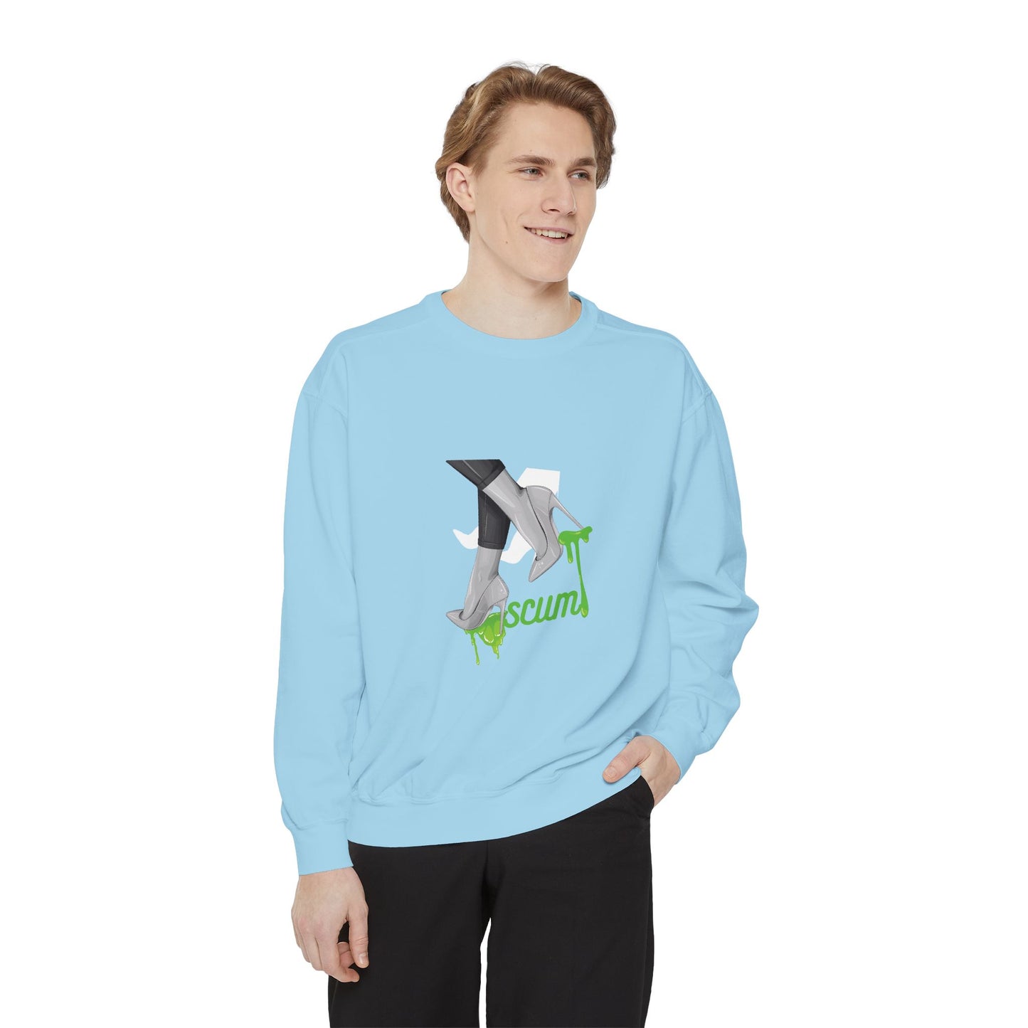 High Heels Dripping Scum Unisex Sweatshirt