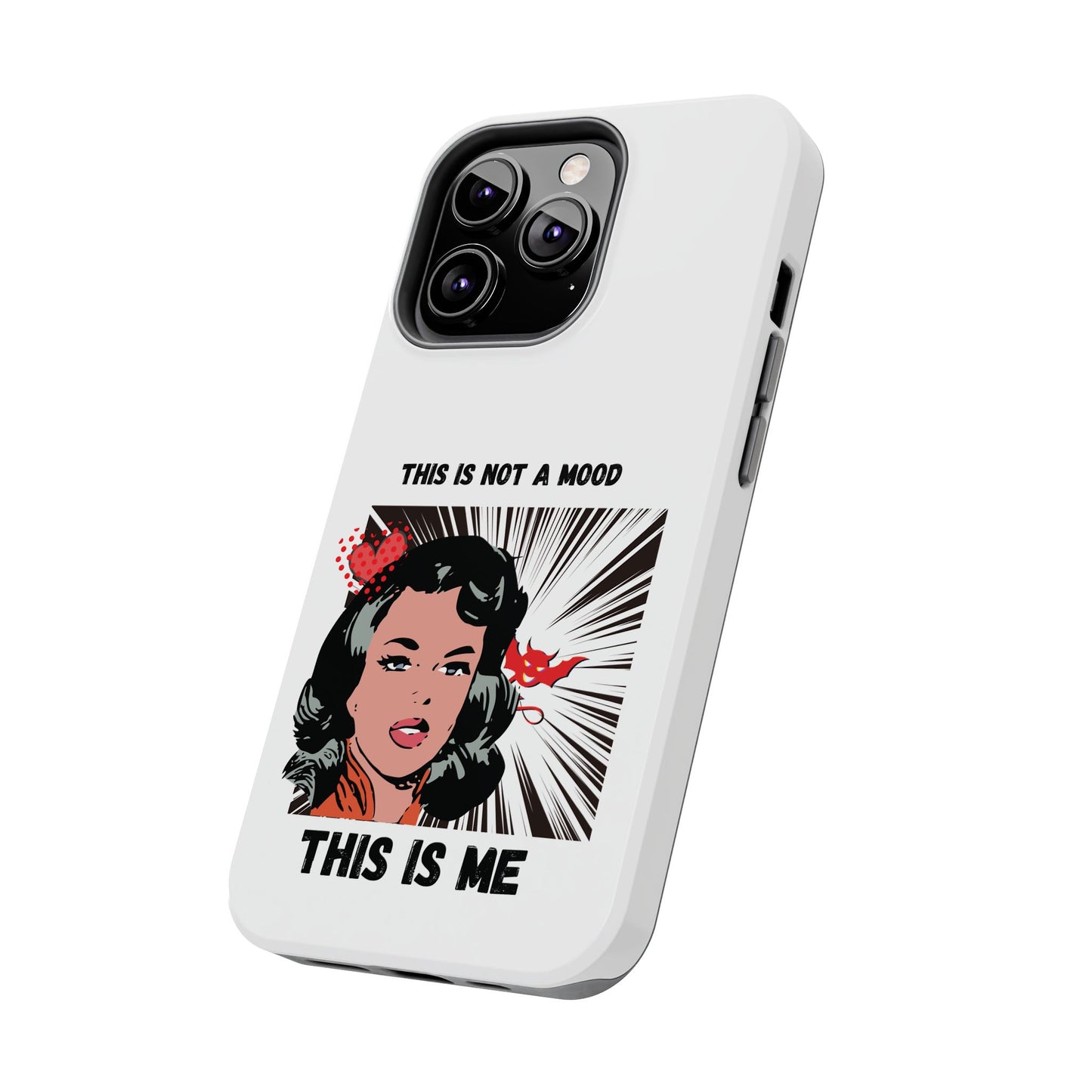 This is Not a Mood Tough Phone Cases, iPhone & Samsung cases, wireless charging, attitude, snarky, fun, gifts for women, gifts for friends