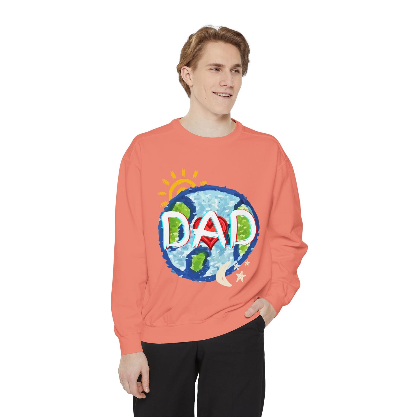 Dad's World Graphic Unisex Sweatshirt for Father's Day