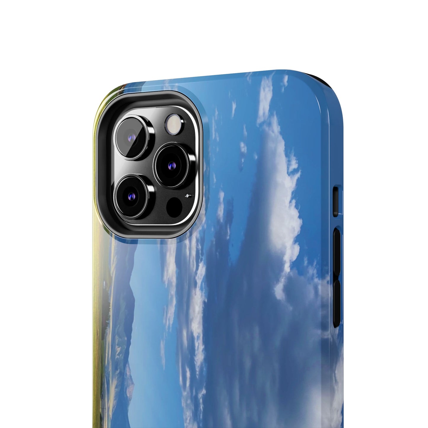 Western Clouds and Mountains Tough Phone Cases, iPhone & Samsung cases, wireless charging, sky, nature, landscape, original photo, gifts
