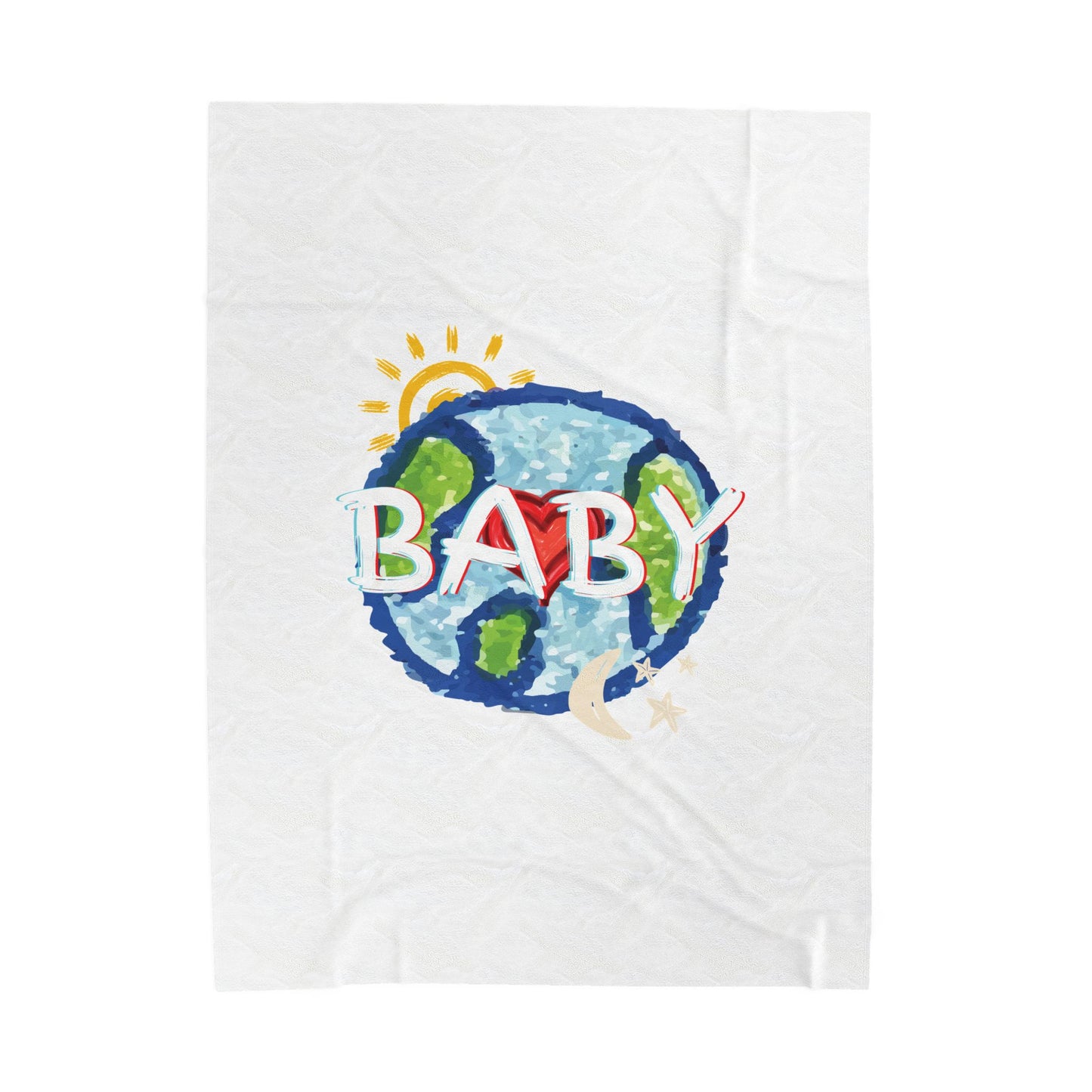 Baby Colorful Velveteen Blanket, Cozy Throw, Home Decor, Gift, Bed Cover, Vibrant Couch Blanket, Gender Neutral, Birthday, Christmas