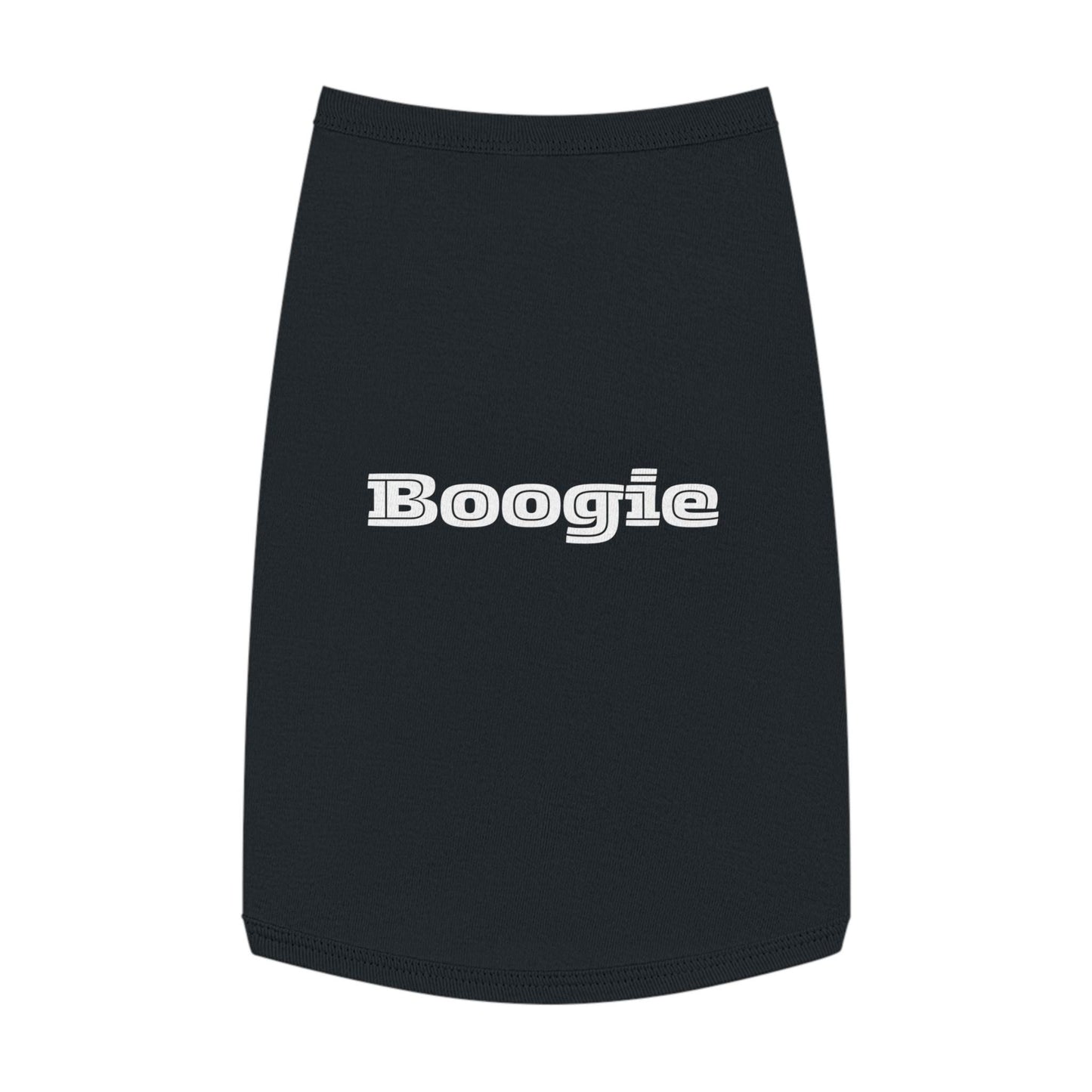 Boogie Black Pet Tank Top, pet shirts, pet clothes, funny dog clothes, gifts, pet fashions, attitude, dog shirts, cat shirts, pet shirts