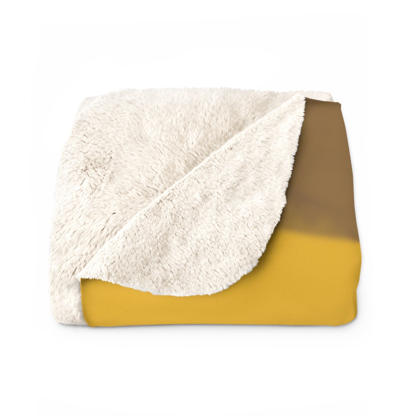 Rabbit Moon Yellow Sherpa Fleece Blanket, Bunny, Sleep, Calm, Home Decor, Warm, Soft, Cozy, Gender Neutral, Gift, Throw, 50x60 60x80