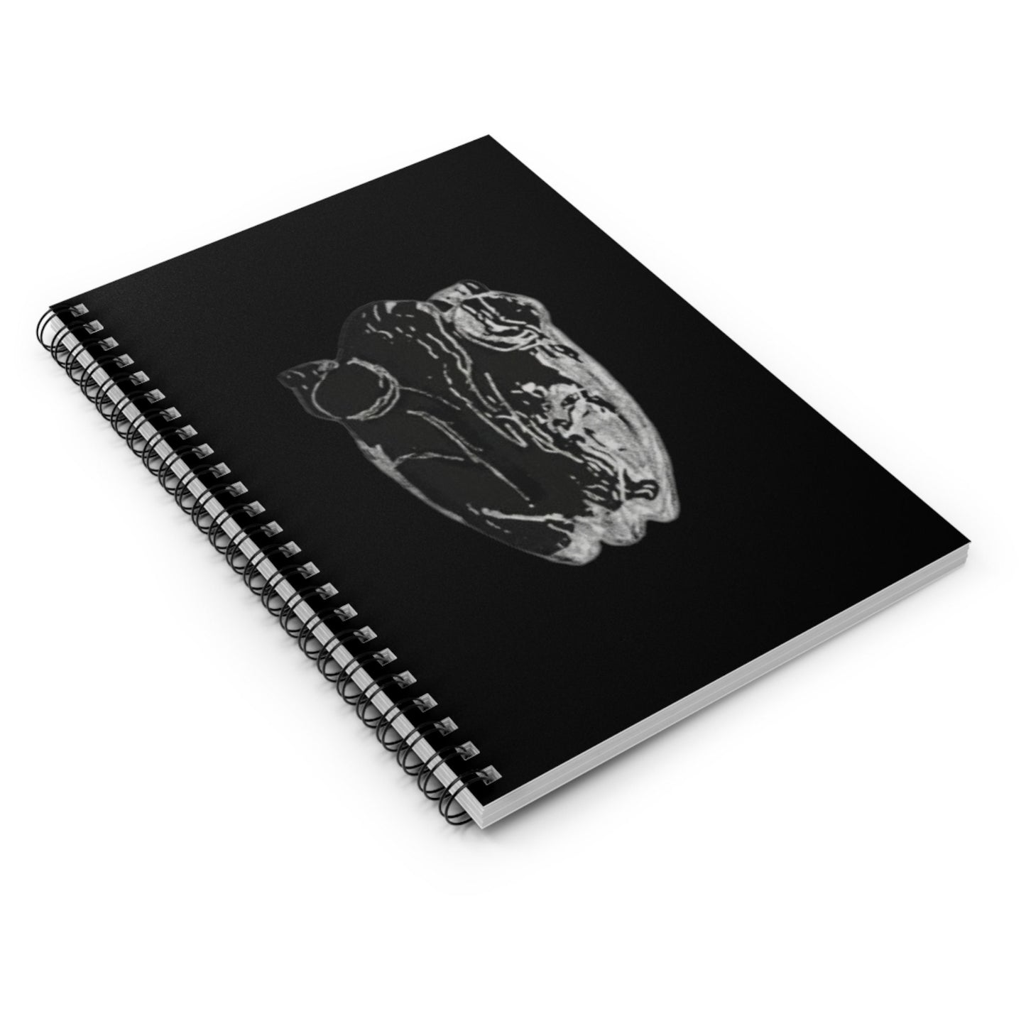 Frog Black Spiral Notebook, Ruled Line, animals, amphibians, nature, gender neutral, journal, gift, teens, adults, kids, friends
